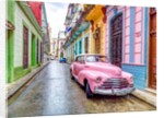 Vintage car in Havana by Assaf Frank